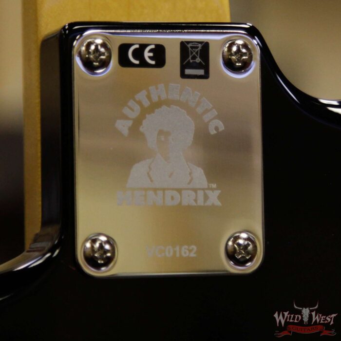 Fender Custom Shop Jimi Hendrix Signature Voodoo Child Stratocaster NOS Reverse Fat Headstock Black - Image 14