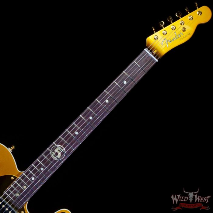 Fender Custom Shop Wild West Guitars Exclusive John 5 “Goldie” Telecaster HH NOS Frost Gold #16 of 20 - Image 4