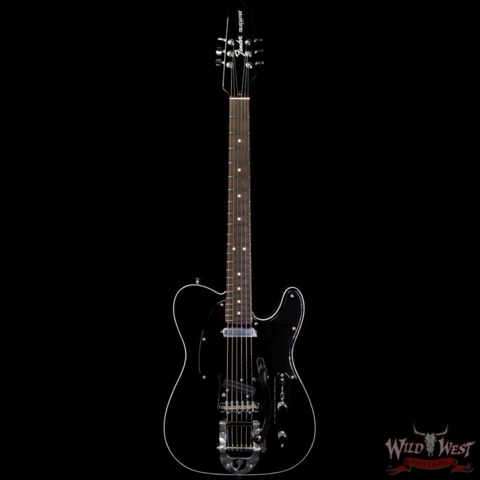 John⑤ Fender Custom Shop John 5 Signature Telecaster with Bigsby Rosewood Fretboard Black - Image 3