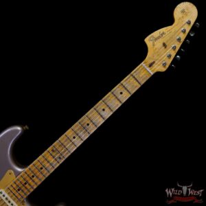Fender Custom Shop Jason Smith Masterbuilt 1965 Stratocaster Maple Neck Reverse Headstock Relic Shoreline Gold - Image 4