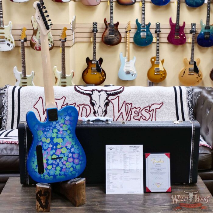 Fender Custom Shop Kyle McMillin Masterbuilt Telecaster HH Brazilian Rosewood Fingerboard NOS Blue Flower 7.45 LBS (US Only / No International Shipping) - Image 10