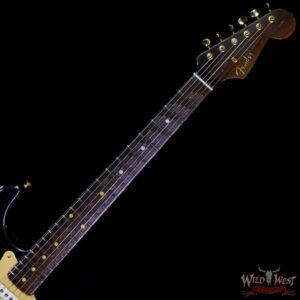 Fender Custom Shop Kyle McMillin Masterbuilt 1957 Stratocaster Brazilian Rosewood Neck Heavy Relic Black (US Only / No International Shipping) - Image 4