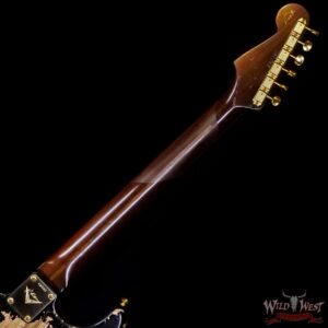 Fender Custom Shop Kyle McMillin Masterbuilt 1957 Stratocaster Brazilian Rosewood Neck Heavy Relic Black (US Only / No International Shipping) - Image 5