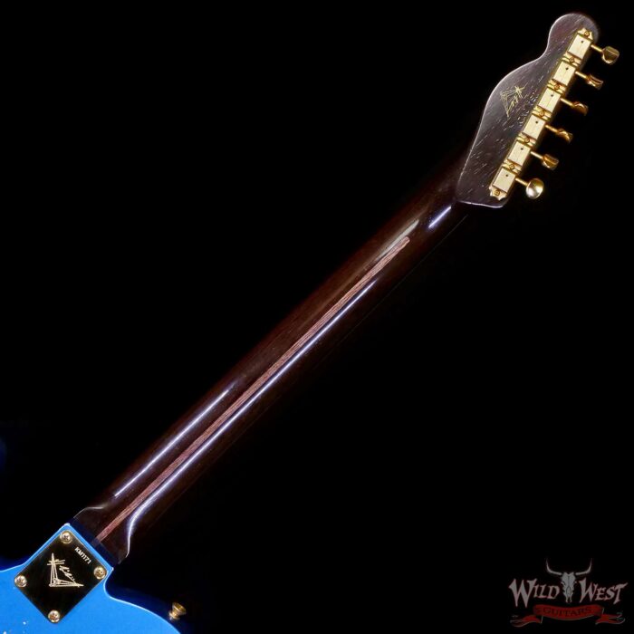 Fender Custom Shop Kyle McMillin Masterbuilt 1959 Telecaster Brazilian Rosewood Neck Relic Lake Placid Blue - Image 5