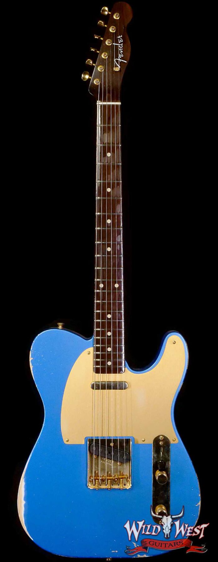 Fender Custom Shop Kyle McMillin Masterbuilt 1959 Telecaster Brazilian Rosewood Neck Relic Lake Placid Blue - Image 1
