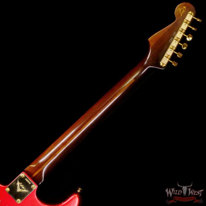 Fender Custom Shop Kyle McMillin Masterbuilt 1957 Stratocaster Brazilian Rosewood Neck Journeyman Relic Candy Apple Red (US Only / No International Shipping) - Image 5