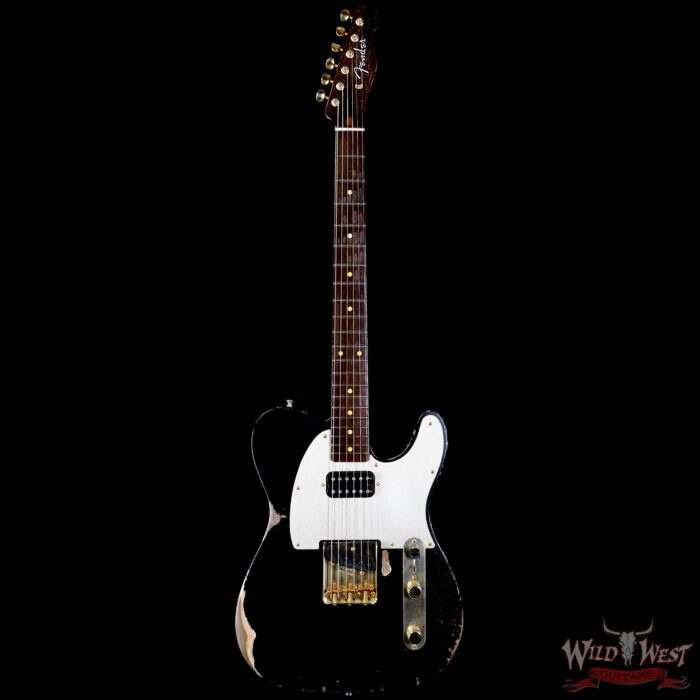 Fender Custom Shop Kyle McMillin Masterbuilt 1959 Telecaster HS Brazilian Rosewood Neck Relic Black 7.60 LBS (US Only / No International Shipping) - Image 3