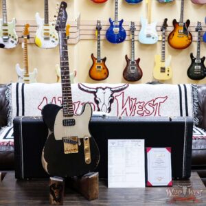 Fender Custom Shop Kyle McMillin Masterbuilt 1959 Telecaster HS Brazilian Rosewood Neck Relic Black 7.60 LBS (US Only / No International Shipping) - Image 6