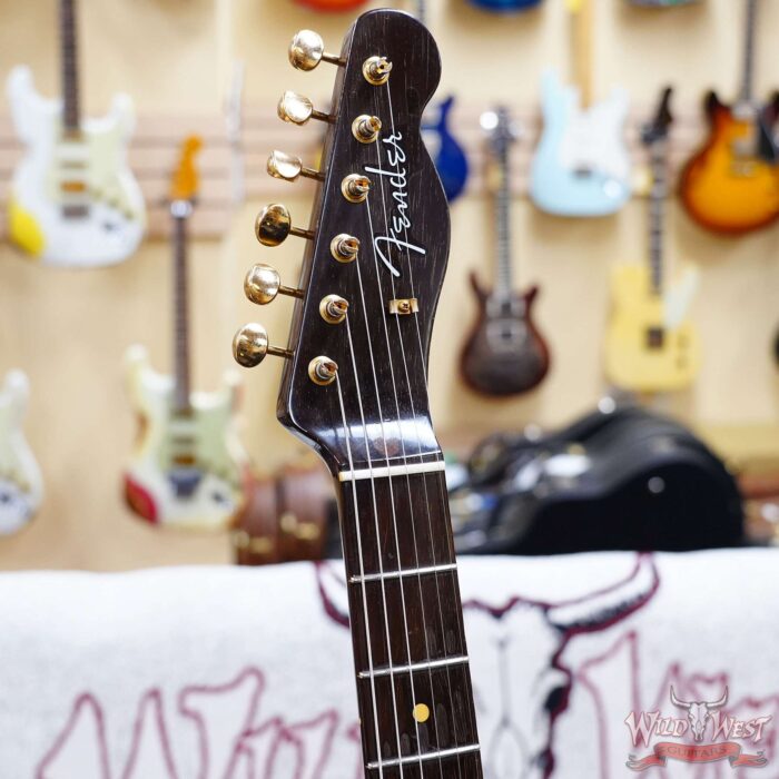 Fender Custom Shop Kyle McMillin Masterbuilt 1959 Telecaster HS Brazilian Rosewood Neck Relic Black 7.60 LBS (US Only / No International Shipping) - Image 7
