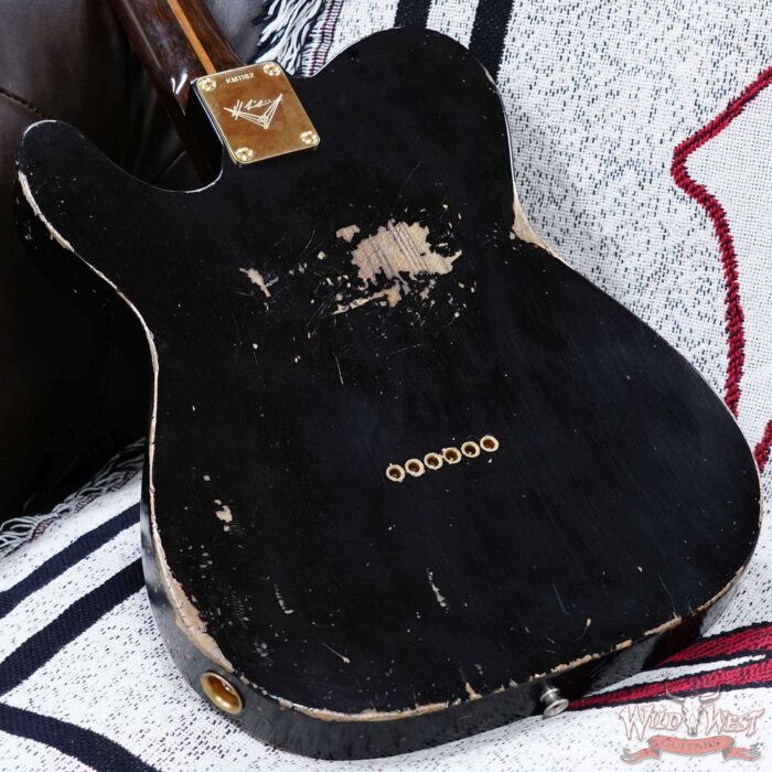 Fender Custom Shop Kyle McMillin Masterbuilt 1959 Telecaster HS Brazilian Rosewood Neck Relic Black 7.60 LBS (US Only / No International Shipping) - Image 12