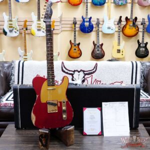 Fender Custom Shop Kyle McMillin Masterbuilt 1959 Telecaster Brazilian Rosewood Neck Relic Candy Apple Red 7.55 LBS (US Only / No International Shipping) - Image 6