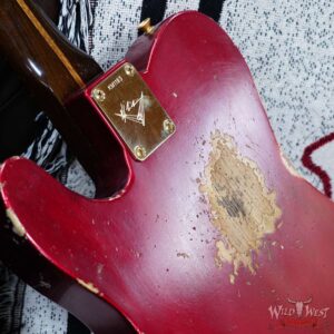Fender Custom Shop Kyle McMillin Masterbuilt 1959 Telecaster Brazilian Rosewood Neck Relic Candy Apple Red 7.55 LBS (US Only / No International Shipping) - Image 12