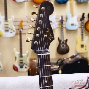 Fender Custom Shop Kyle McMillin Masterbuilt 1957 Hardtail Stratocaster Brazilian Rosewood Neck Heavy Relic White Blonde 6.75 LBS (US Only / No International Shipping) - Image 7