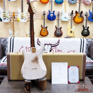 Fender Custom Shop Kyle McMillin Masterbuilt 1957 Hardtail Stratocaster Brazilian Rosewood Neck Heavy Relic White Blonde 7.45 LBS (US Only / No International Shipping) - Image 10