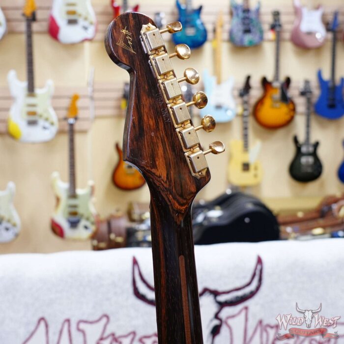Fender Custom Shop Kyle McMillin Masterbuilt 1957 Hardtail Stratocaster Brazilian Rosewood Neck Heavy Relic White Blonde 7.45 LBS (US Only / No International Shipping) - Image 11