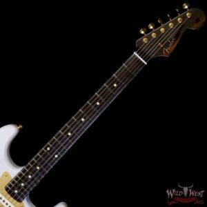 Fender Custom Shop Kyle McMillin Masterbuilt 1957 Stratocaster Brazilian Rosewood Neck Journeyman Relic Aged White Blonde - Image 4