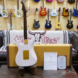 Fender Custom Shop Kyle McMillin Masterbuilt 1957 Stratocaster Brazilian Rosewood Neck Journeyman Relic Aged White Blonde - Image 10