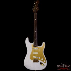 Fender Custom Shop Kyle McMillin Masterbuilt 1957 Stratocaster Brazilian Rosewood Neck Journeyman Relic Aged White Blonde - Image 3