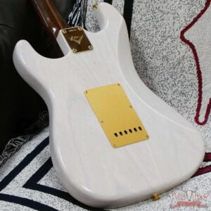Fender Custom Shop Kyle McMillin Masterbuilt 1957 Stratocaster Brazilian Rosewood Neck Journeyman Relic Aged White Blonde - Image 12