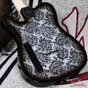 Fender Custom Shop Kyle McMillin Masterbuilt Telecaster HH Brazilian Rosewood Fingerboard NOS Black Paisley 7.30 LBS (US Only / No International Shipping) - Image 12