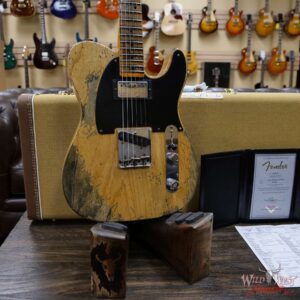 Fender Custom Shop Limited Edition1951 HS Telecaster Super Heavy Relic Hand-Wound Pickup Aged Natural - Image 8