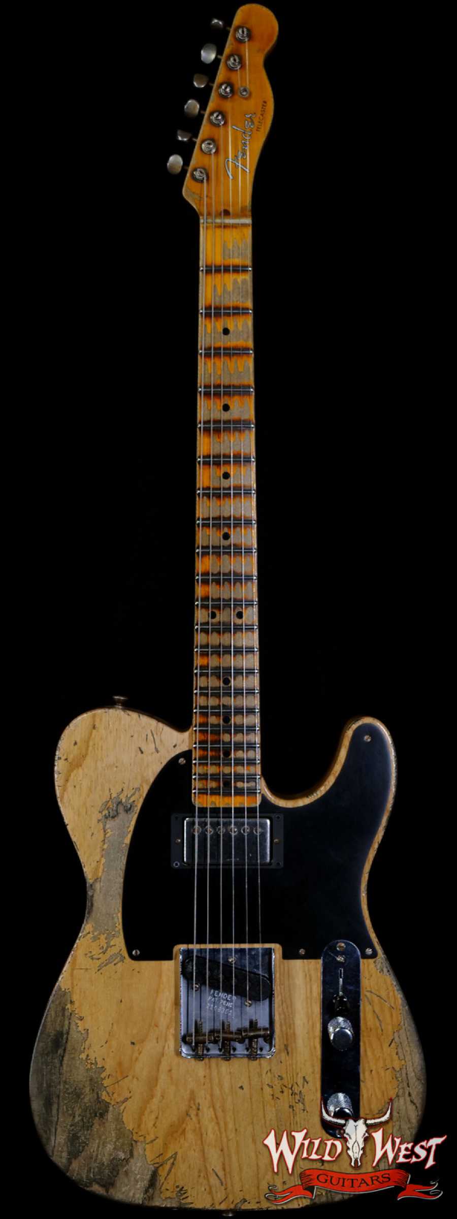 fendercs-ltd-1951telehs-superheavyrelic-r106352-main__wwg_large.jpg Fender Custom Shop Limited Edition1951 HS Telecaster Super Heavy Relic Hand-Wound Pickup Aged Natural - Image 1