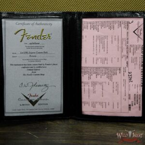 Fender Custom Shop Limited Editon Roasted Pine Double Esquire Thinline Custom Relic Semi-Hollow Maple Neck Aged Black Paisley - Image 12