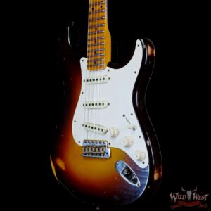 Fender Custom Shop Limited Edition Fat 50s Stratocaster Relic Wide Fade Chocolate 2-Color Sunburst - Image 2