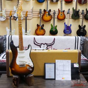 Fender Custom Shop Limited Edition Fat 50s Stratocaster Relic Wide Fade Chocolate 2-Color Sunburst - Image 6