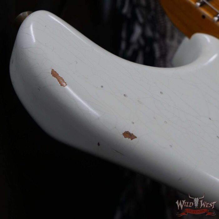 Fender Custom Shop Limited Edition Fat 50s Hand-Wound Stratocaster Relic Aged India Ivory - Image 9
