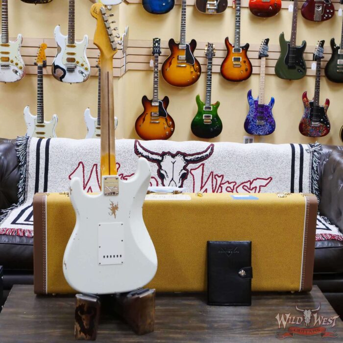 Fender Custom Shop Limited Edition Fat 50s Hand-Wound Stratocaster Relic Aged India Ivory - Image 10