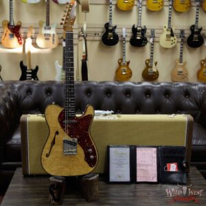 Fender Custom Shop Artisan Maple Burl Thinline Telecaster Roasted Birdseye Maple Neck African Blackwood Fretboard - Image 11