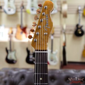 Fender Custom Shop Artisan Maple Burl Thinline Telecaster Roasted Birdseye Maple Neck African Blackwood Fretboard - Image 7