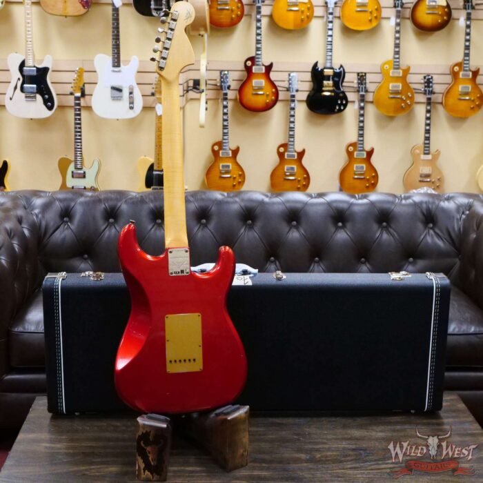 Fender Custom Shop Limited Edition Big Head Stratocaster Jouneyman Relic Hand-Wound Pickups Lefty Left-Handed Candy Apple Red - Image 9