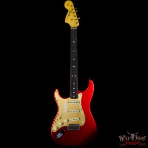 Fender Custom Shop Limited Edition Big Head Stratocaster Jouneyman Relic Hand-Wound Pickups Lefty Left-Handed Candy Apple Red - Image 3