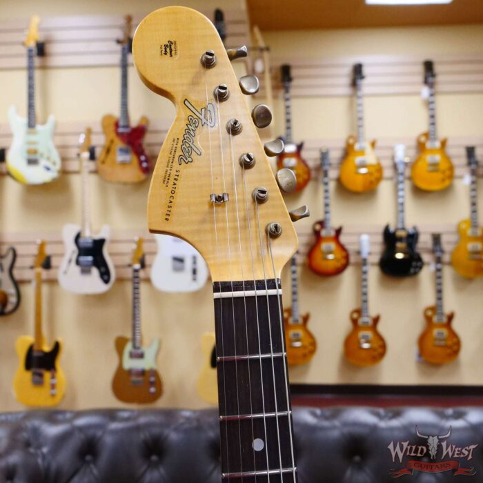 Fender Custom Shop Limited Edition Big Head Stratocaster Jouneyman Relic Hand-Wound Pickups Lefty Left-Handed Candy Apple Red - Image 5