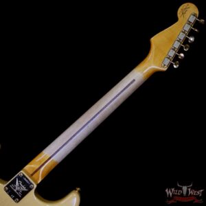 Fender Custom Shop Limited Edition 70th Anniversary 1954 Stratocaster Hardtail Relic Nocaster Blonde with Black Pickguard & Gold Hardware 7.10 LBS - Image 5