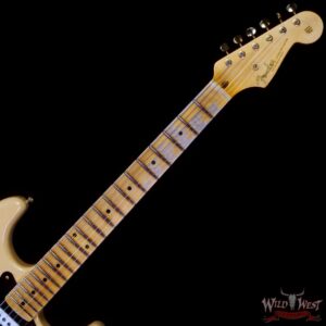 Fender Custom Shop Limited Edition 70th Anniversary 1954 Stratocaster Hardtail Relic Nocaster Blonde with Black Pickguard & Gold Hardware 6.90 LBS - Image 4
