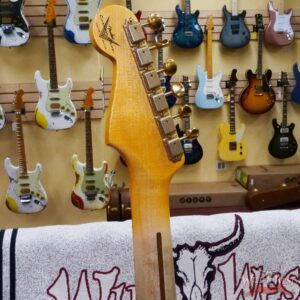 Fender Custom Shop Limited Edition 70th Anniversary 1954 Stratocaster Hardtail Relic Nocaster Blonde with Black Pickguard & Gold Hardware 6.90 LBS - Image 11