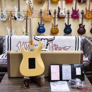 Fender Custom Shop Limited Edition 70th Anniversary 1954 Hardtail Stratocaster Journeyman Relic Nocaster Blonde with Black Pickguard 7.20 LBS - Image 10