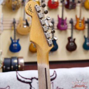 Fender Custom Shop Limited Edition 70th Anniversary 1954 Hardtail Stratocaster Journeyman Relic Nocaster Blonde with Black Pickguard 7.20 LBS - Image 11