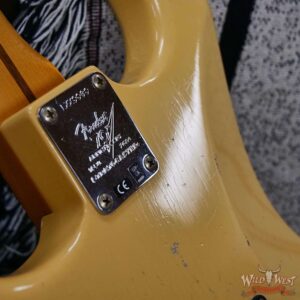Fender Custom Shop Limited Edition 70th Anniversary 1954 Hardtail Stratocaster Journeyman Relic Nocaster Blonde with Black Pickguard 7.20 LBS - Image 13