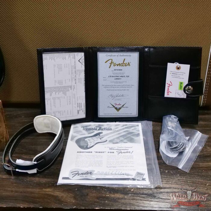 Fender Custom Shop Limited Edition 70th Anniversary 1954 Stratocaster Hardtail TCP Time Capsule Package Wide Fade 2 Tone Sunburst 7.50 LBS - Image 14
