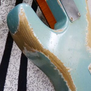 Fender Custom Shop Dylan Del Pizzo Apprentice Built 1963 Stratocaster 3A Flame Maple Neck Josefina Hand-Wound Pickups Heavy Relic Aged Firemist Silver (ONE OF A KIND) - Image 13