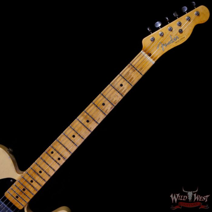 Fender Custom Shop Austin MacNutt Masterbuilt 1952 Telecaster HS Hand-Wound Pickup Relic Nocaster Blonde - Image 4