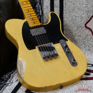 Fender Custom Shop Austin MacNutt Masterbuilt 1952 Telecaster HS Hand-Wound Pickup Relic Nocaster Blonde - Image 8