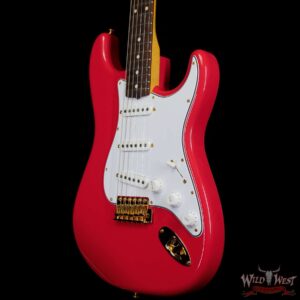 Fender Custom Shop Austin MacNutt Masterbuilt 1960 Stratocaster NOS Fiesta Red with Gold Hardware - Image 2