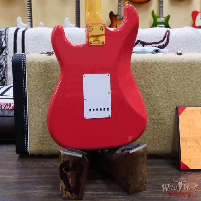 Fender Custom Shop Austin MacNutt Masterbuilt 1960 Stratocaster NOS Fiesta Red with Gold Hardware - Image 11
