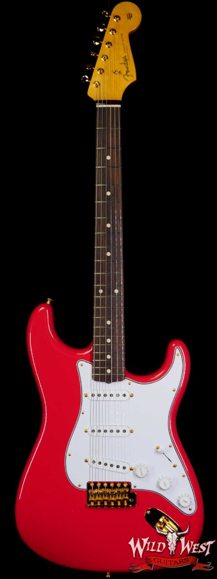 Fender Custom Shop Austin MacNutt Masterbuilt 1960 Stratocaster NOS Fiesta Red with Gold Hardware - Image 1