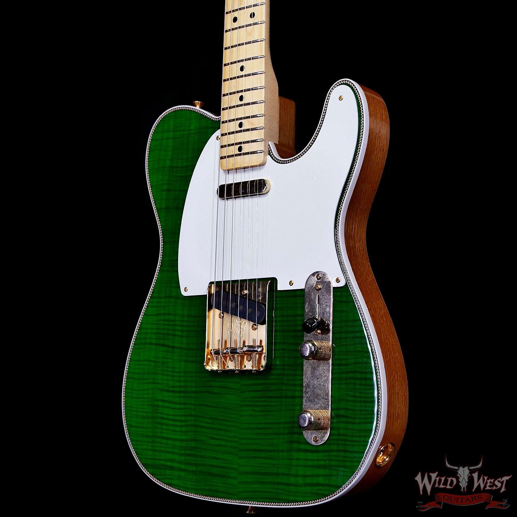 fendercs-mbam-r122832-br__wwg.jpg Fender Custom Shop Austin MacNutt Masterbuilt Green Pine Telecaster Deluxe Closet Classic Josefina Pickups 7.20 lbs - Image 2